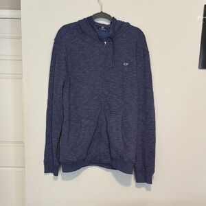 Vineyard Vines Men's Navy Zip-Up Sweater